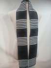 Black And White Kente Stole Graduation Sash