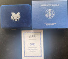 2010-w Proof American Silver Eagle With Ogp coa  849 861 Minted 