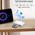 3-in-1 Sd tf usb Memory Card Reader For Iphone 16 Pro Max 15 14 s23 ipad laptop