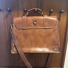 Ecosusi  Briefcase Handbag 15  Laptop Messenger Shoulder Bag Vegan Leather