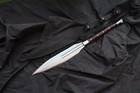 Custom Handmade Carbon Steel Blade Survival Spear Sword Hunting Spear  L sheath