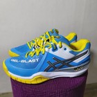 Asics Gel-blast Handball Shoes Blue Yellow New Official