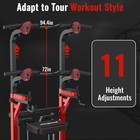 Power Tower Dip Station Pull Up Bar For Fitness Home Gym Workout