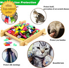 100pcs   10 Colors   Cat Nail Caps Cat Claw Caps Cat Nail Covers With Adhesive