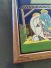 Tecolote Of New Mexico Tile  Hand Painted 9   x 9    Nativity Scene Christmas M22