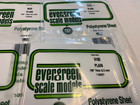 17 Pc Evergreen Styrene Sheet Assortment  010  015  020  030  060  080  100