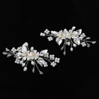 Shoes Clip Buckle For Rhinestone Crystal Flower Elegant Wedding Party Decoration