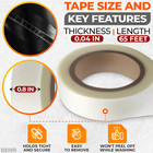 Waterproof Seam Tape For Fabric Tent Repair Tape - 65ft White Sealing Tape