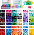 Fuse Beads 48 Colors 9600 Melty Beads Compatible Perler And Hama