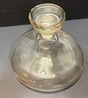 Vintage Captain s Ship Decanter Wide Bottom Squat Glass Liquor Bottle 5 x7  Mcm