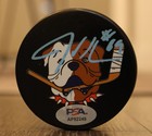 Jared Keeso Shoresy Autographed Sudbury Blueberry Bulldogs Hockey Puck Psa