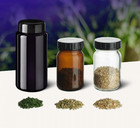 Miron Glass Jar - Fun Laser Etched Slogans - Herb Weed Stash Buddy - Violet Uv