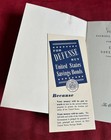 1941 Coca-cola Voluntary Payroll Deduction Plan Savings Bonds Ww2 Booklet