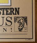 The Clash Give  em Enough Rope  wanted  1978 Us Org Cbs Promo Only Poster Punk