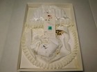 Vintage Japanese New Baby Gift Set Bib Bonnet Pillow Nib Beautiful