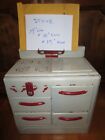 1950 s Sears Prosperity Junior Toy Tin Stove oven - 14  X 10  X 15  High