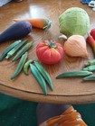 18 Realistic Veg  Fake Food Prop Set Home Staging Artificial  Very Real Looking