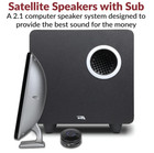 Multimedia Speaker System With Subwoofer Perfect Computer Speakers For Pc Or Mac