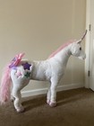 Melissa   Doug Giant Unicorn - Lifelike Stuffed Animal  over 2 Feet Tall  
