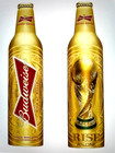 2014 Fifa World Cup Soccer Limited Edition Budweiser Aluminum Bottles Lot Of 2