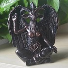 Baphomet Resin Statue Black Occult Figurine Gothic Altar Decor 6 3 Inch