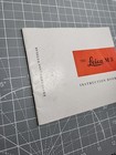 Vintage Leica M3 Camera Instruction Book Owners Manual Ernst Leitz