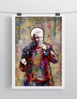 Billy Idol Tribute 8x10in Poster  Billy Idol Tribute Artwork Free Shipping