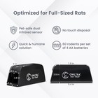 Owltra Ow-1 Indoor Electric Rat Trap  Instant Kill Rodent 1 Pack  Black