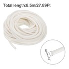 Uxcell Silicone Foam Seal Strip  5mm 0 2   Dia 8 5 5mm X Meter  White