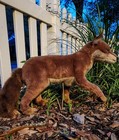Life Like Plush Ted Fox Poseable Realistic Replica Hansa Stuffed Animal Wildlife
