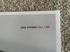 Hyundai 2008 Catalog Brochure Full Line New Elantra Accent Veracruz Santa Fe 