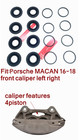 Ba014 B For Porsche Macan Base 16-18 Brake Caliper Repair Kit Front Left right