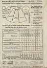 1936 Vintage Sewing Pattern B34 Dress  1541 