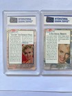  2  1993 Topps Chrome Marilyn Monroe Igs 10 Gem Mint  600 Cards