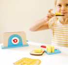 Melissa   Doug Bread And Butter Toaster Set  9 Pcs  - Wooden Play Food And Kitch