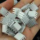 Lot Of 40 Pcs Aluminum Vga Card Xbox360 Ddr Ram Cooler Self-adhesive Heatsink