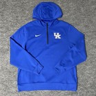 Nike Coaches Premium Kentucky Wildcats Mens Large Dri-fit 1 4 Zip Hoodie Nwot