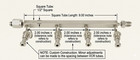 Swagelok   6-port   Square-stick Uhp Manifold   Conflat   1 4  Vcr