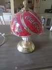 Coca Cola Red Spiral Glass Tiffany Style Lamp Shade