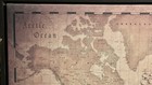 World Travel Planning Map On Push Pin Board In Wooden Frame - By Conquest Maps