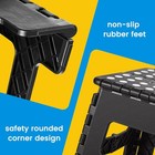 Acstep Folding Step Stool 9   Tall Kids Step Stool Holds Up To 300 Lb Plastic Fo