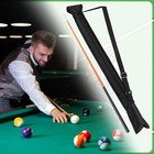 Black Pool Cue Case  Billiard Pool Cue Stick Carrying Case For 1 2 Billiard