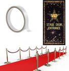 Red Carpet Runner For Party 2 6 X 15 Ft Not Slip Red Aisle Runner Vip Stage D   