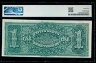Ac Fr 219 1886  1 Silver Certificate Martha Pmg 45 Big Brown Spiked Seal