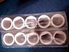 Vise Power Lift Oval Bowling Finger Inserts White 4 5 45 64 Pack Of 10 New