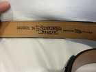 Vintage Nocona Genuine Snakeskin Western Belt Size 36 Texas Usa