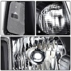 Headlight Assembly Pair For Ranger 2001-2011 Hb5 Clear Lens Black Housing