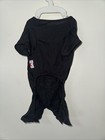 Skeleton Dog Dress Up Shirt Size Medium Pet Costume Black Glow In The Dark