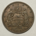  1863 F l  Landner Civil War Merchant Token  Philadelphia Pa 
