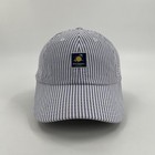 Rare Bnp Paribas Open Cap Hat - White Blue Striped Seersucker Strapback